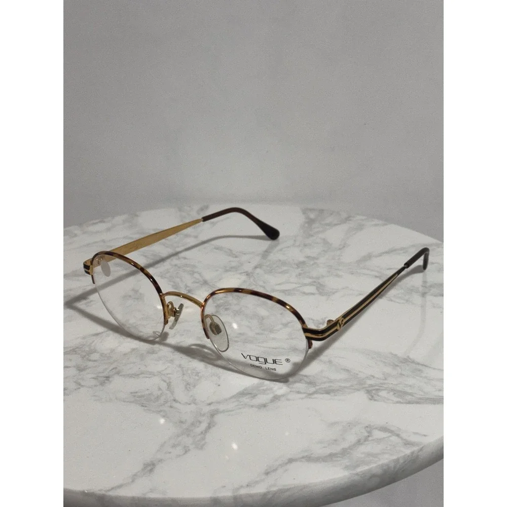 Vogue Firenze‎ W281/O Eyeglass Frames 49-21-140 Gold Tortoise *READ